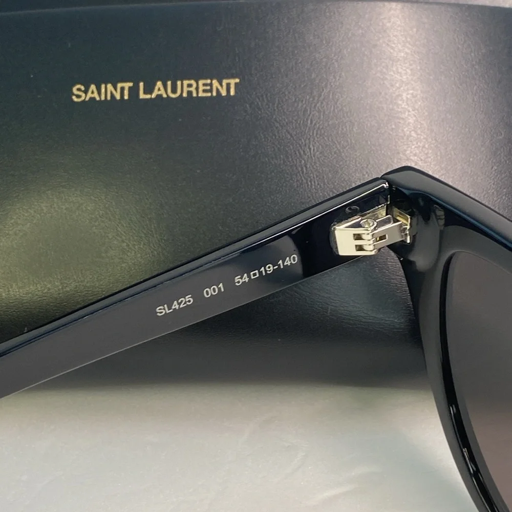 💯- New Authentic Yves Saint Laurent SL-425-001-54 54mm New Sunglasses - Picture 13 of 14